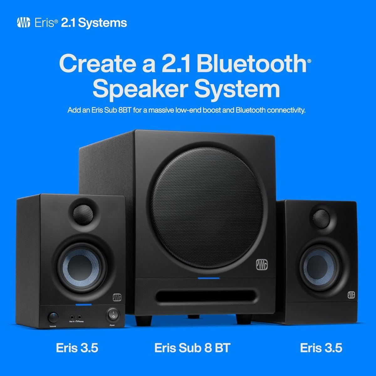 Amazon.com: PreSonus Eris 3.5 Studio Monitors, Pair
