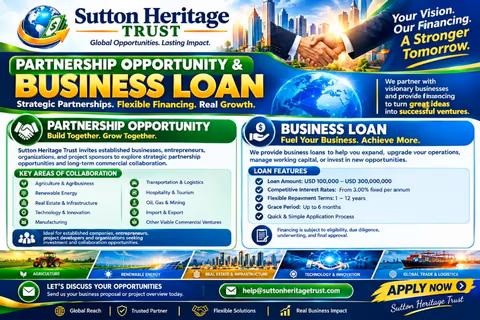 GLOBAL STRATEGIC PARTNERSHIP & INVESTMENT OPPORTUNITY