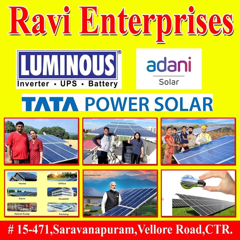 Switch to Solar & Cut Electricity Bills – Ravi Enterprises, Chittoor