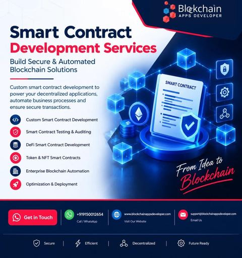 Smart Contract Development Services for Secure Blockchain Solutions