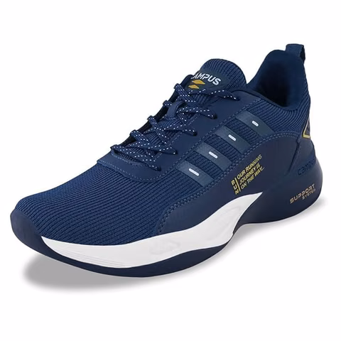 Campus Men's Terminator (N) M.BLU/LMN Running Shoes - 8UK/India 5G-846