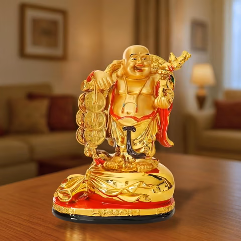 The Spiritual Living Laughing Buddha for Good Luck | 7 Inch | Feng Shui & Vastu |