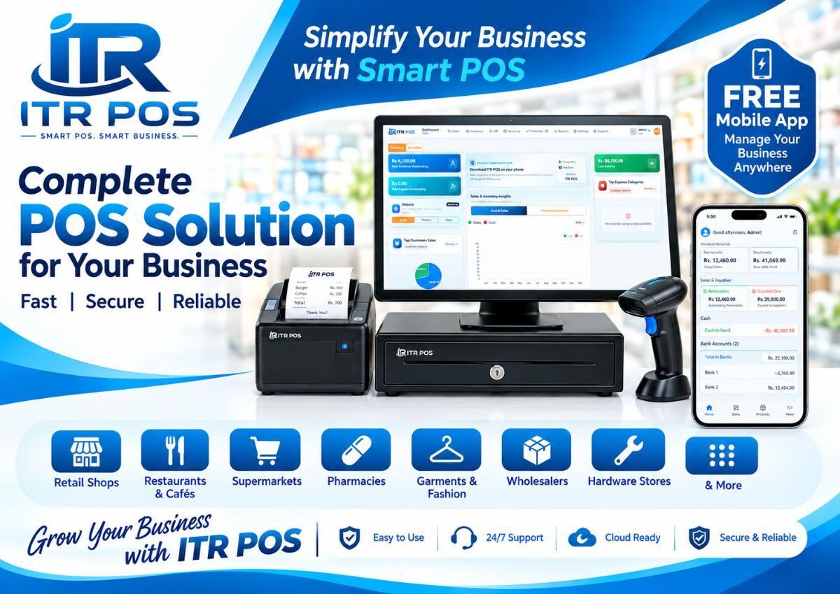 ITR POS Software – Smart Billing for Every Business Worldwide