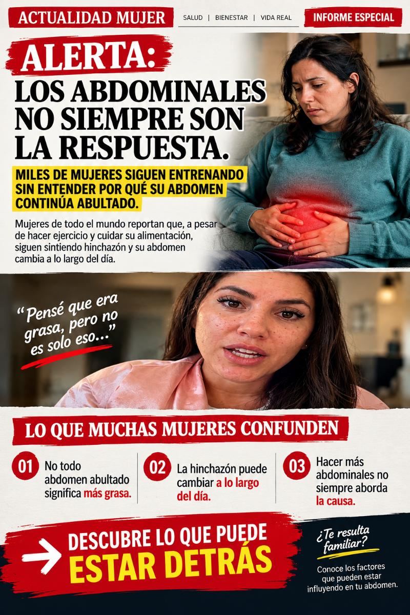¿Y SI TU BARRIGA NO FUERA SOLO GRASA?