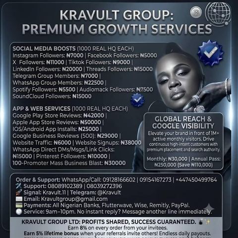 Cheap Followers & SMM Panel West Africa | Kravult