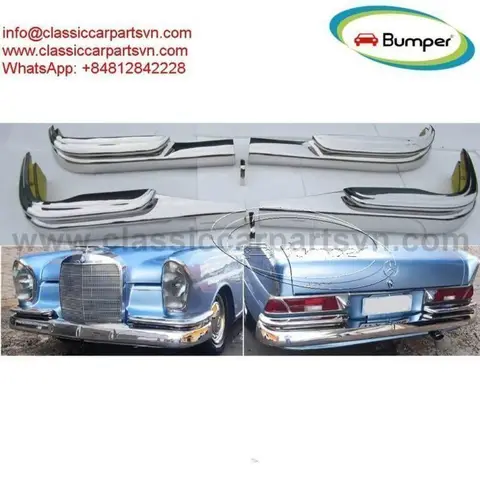 Mercedes W111 W112 Fintail Saloon Sedan 4-door (1959-1968) bumpers