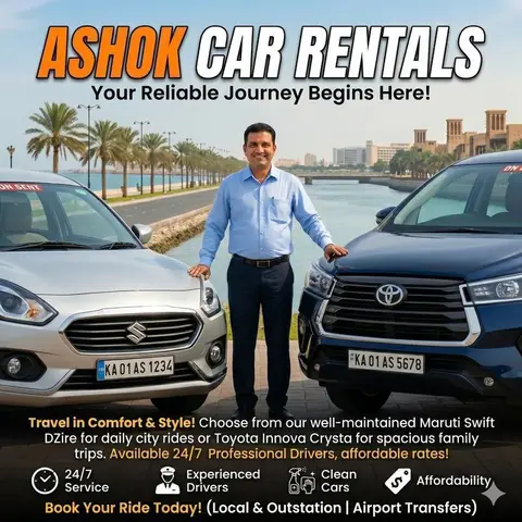 Ashok Car Rentals – Your Reliable Journey Begins Here!