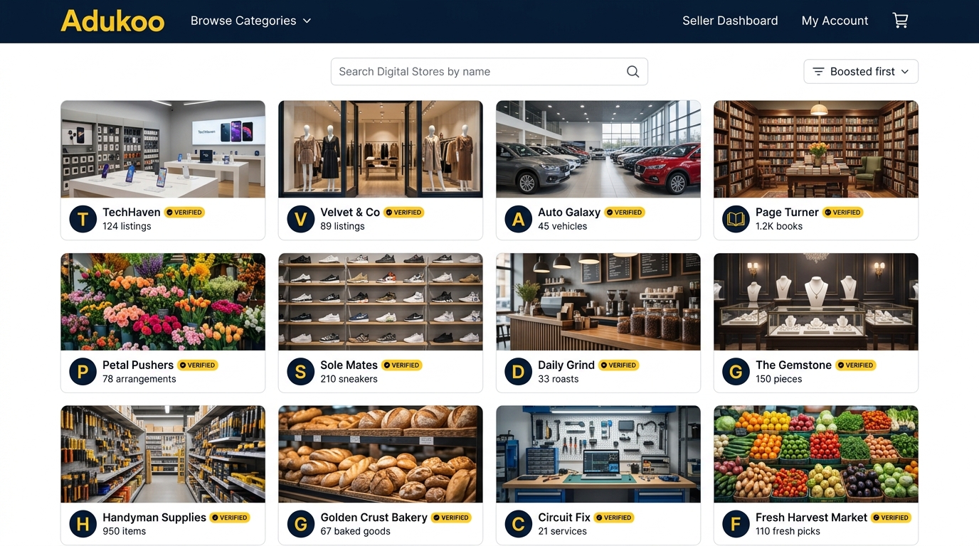 Real screenshot — Digital Stores